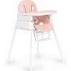 ECOTOYS Jedálenská stolička 3v1 ružová