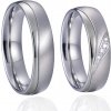 Steel Wedding Snubné prstene chirurgická ocel SSPL026