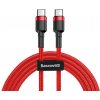 Baseus CATKLF-H09 USB-C / USB-C 60W QC 3.0, 2m, červený