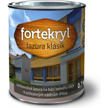 Fortekryl Lazúra Klasik 0,7 kg teak