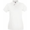 Fruit of the Loom Polokošile Lady-Fit Premium Polo, krátký rukáv, dámská COT-16303000101 S Bílá