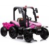 Lean Toys Elektrický traktor BLT-206 - ružový - 2x200W- 24V7Ah - 2026