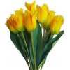 Umelá kytica tulipány žlté 44 cm