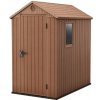 Záhradný domček Keter Darwin 4 x 6 hnedý, s podlahou, 610140