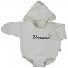 Dojčenské teplákové body baggy s kapucňou Koala Dreamer béžová, 80 (9-12m)