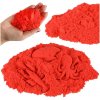 Ikonka Kinetický piesok vo vrecku červený 1 kg