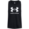 Pánske funkčné tielko Under Armour SPORTSTYLE LOGO TANK čierne 1382883-001 - S