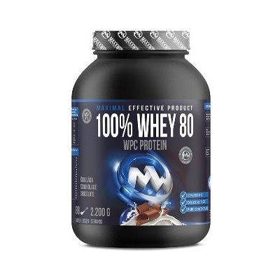 MAXXWIN 100% Whey 80 2200g - čokoláda