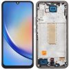 Samsung Galaxy A34 5G A346B - LCD Displej + Dotykové Sklo a rám čierny In-Cell