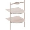 Ravak Yard - Konštrukcia s policami pod umývadlo, Alabaster Pink D80000G004