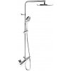 Keuco Plan blue - Sprchový set s termostatom, priemer 25 cm, 3 prúdy, chróm 53926012321