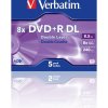 Verbatim DVD+R 8,5GB 8x, 5ks