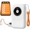 Powerbanka Dudao Powerbank Dudao K21Pro Mini 20000 mAh 22.5 W - biela