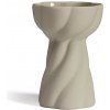 Váza Twist Bulb 12 cm, farba piesková - COOEE