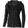 ELEVATE ARORA HOODED FULL ZIP LADIES SWEATER čierna L