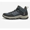 QUECHUA Pánska nepremokavá turistická obuv MH100 sivá 41