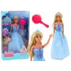 LEAN TOYS Bábika Anlily morská princezná– modré šaty