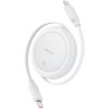 Baseus KF2332515 mini navíjací dátový Free2Pull Type-C na Type-C60 W 1m bílý