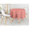 XPOSE® Okrúhly obrus KLASIK – červený 155 cm,
