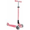 Globber Scooter Globber detská skladacia kolobežka - Primo Foldable Plus Lights V2 - Pastel Pink/Fuc 439-710-2