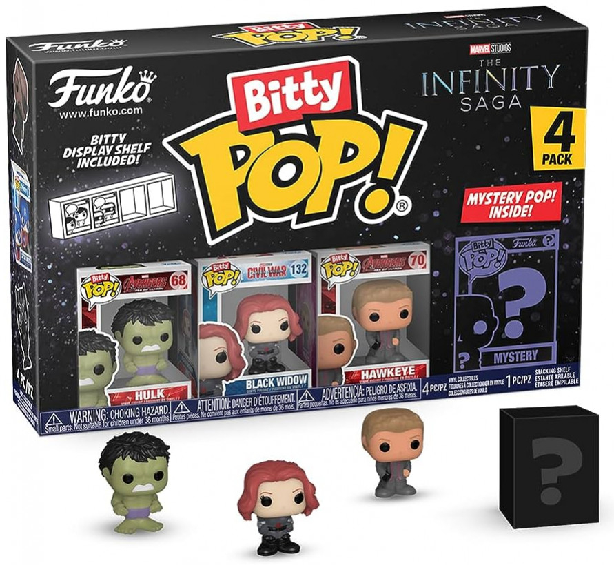 Funko Bitty POP! Marvel Infinity Saga Hulk 4-pack