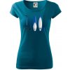 Paddleboard set - Dámske tričko Pure - 2XL ( Petrolejová )