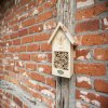ESSCHERT DESIGN Domček pre včely BEST FOR BIRDS svetlo hnedý 17 x 12 x 23 cm