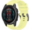 Remienok Solid Wristband žltý pre Garmin Fenix E 47mm