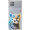 Odolné silikónové puzdro iSaprio - Leopard With Butterfly - Samsung Galaxy A42