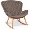 FISCHER MÖBEL Záhradné hojdacie kreslo WING Relax rocking 2750T