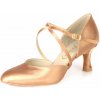 Dámske tanečné topánky AKCES PS telová 6 cm Flare Veľkosť: 38