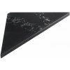 SAPHO AE200-0598 Abeline rohová polica rockstone 20 x 20 cm, black attica