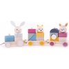 Bigjigs Toys Bigjigs Baby Dřevěný vláček se zvířátky