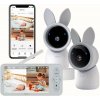 IP kamera ARENTI 3MP/2K Wi-Fi Video Baby Monitor Kit s dual kamerami a LCD obrazovkou (AINANNY-2CAM-KIT)