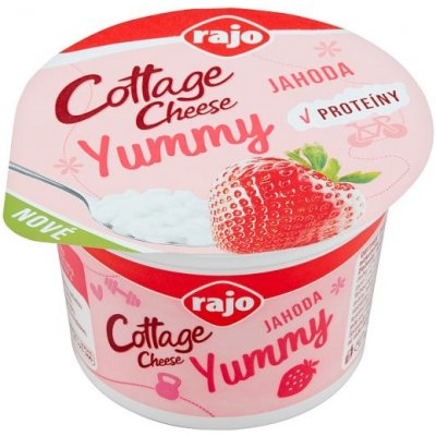 Rajo Cottage Cheese Yummy jahoda 180 g