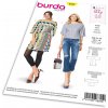 Strih Burda 6345 - Šaty, tunika