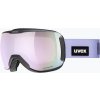 Lyžiarske okuliare UVEX Downhill 2100 CV black matt/mirror lavender green