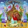 ALIPSON Štvorcové puzzle Magická záhrada 1000 dielikov