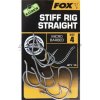 FOX EDGES Stiff Rig Straight veľ.4 10 ks