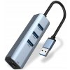 USB HUB Zenwire 1x RJ-45 + 3x USB-A 3.0 (1022000739)