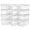 Artenat Úložný box Rose (súprava 12 ks), 35 cm, biela