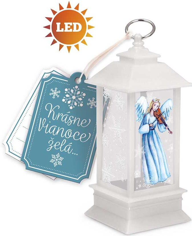 ARGUS Vianočná ozdoba a darček lampášik s LED svetlom 23420017