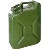 Kanister JerriCan, kovový, zelený, 20 lit.