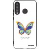 Picasee silikonový černý obal pro Huawei P30 Lite - Diamanty White