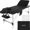 Tectake 3-zónový masážny stôl Phuket šírka 70 cm, čalúnenie 5 cm 212 x 103 x 90 cm