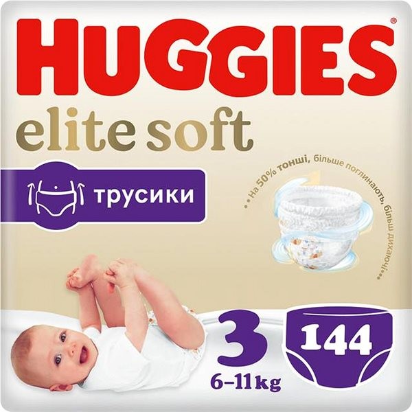 Huggies Elite Soft Pants 3 144 ks