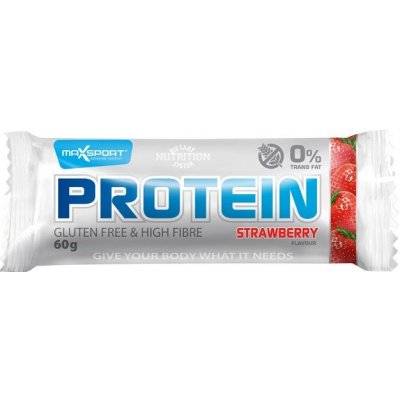 Max Sport Protein bar jahodová príchuť 60 g