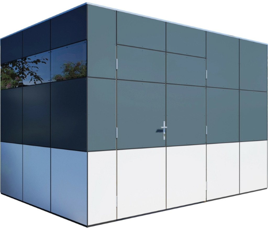 Bertilo HPL 2 antracit/biely 228 x 345 cm