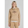 MIKINA GANT D1. BANNER SHIELD HOODIE DARK KHAKI