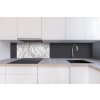DIMEX | Dibond doska za kuchynskú linku | DBW-08040-273 Textúra bieleho mramoru| 80 x 40 cm + Dibond obkladová doska Dimex do kuchyne Textúra bieleho mramoruv rozmere 80 x 40 cm